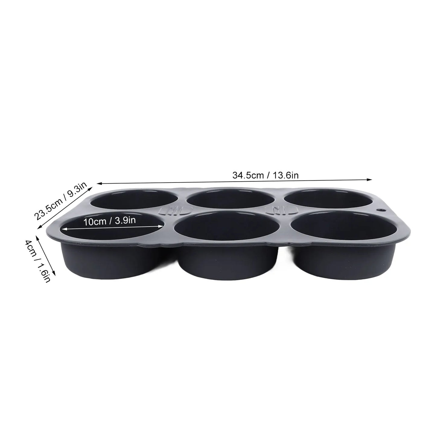 Hamburger bakplat 6x